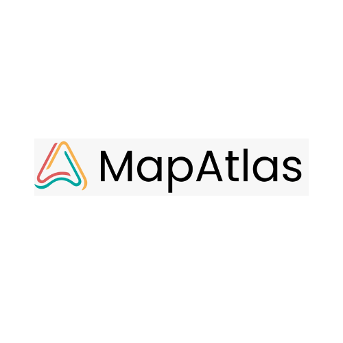 MapAtlas screenshot and logo